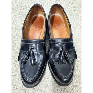 Allen Edmonds Men's Newport Black Leather Tassel Loafers Shoes Size‎ 10A Career